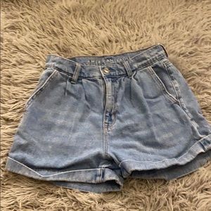 American Eagle Denim Mom Shorts